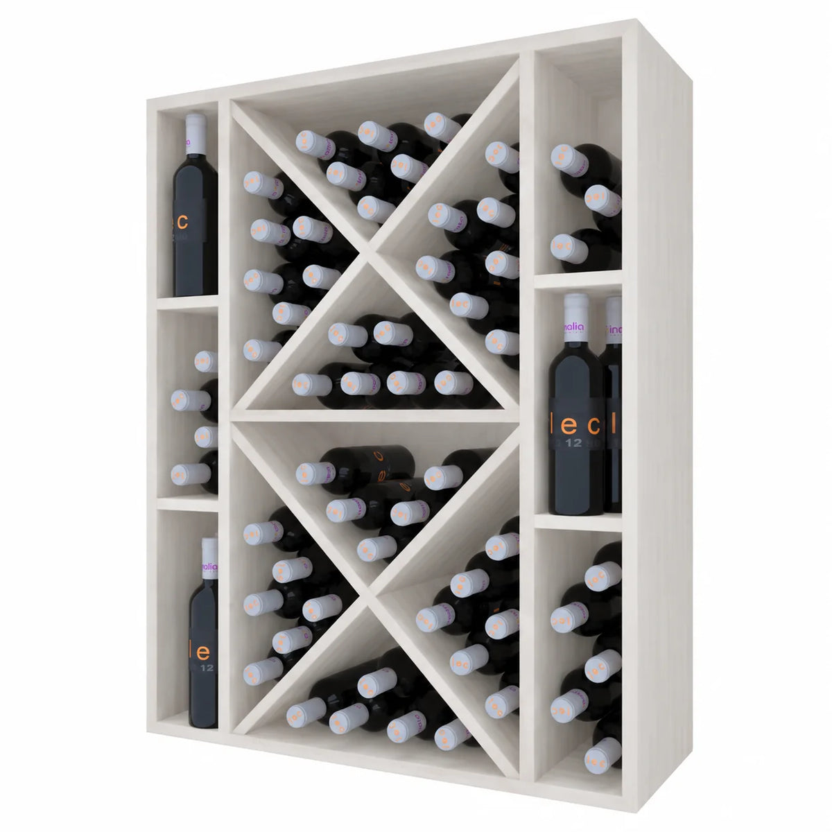 Garrafeira para 90 garrafas Expovinalia Toral Godello 2538 – Pinho branco – EW2538