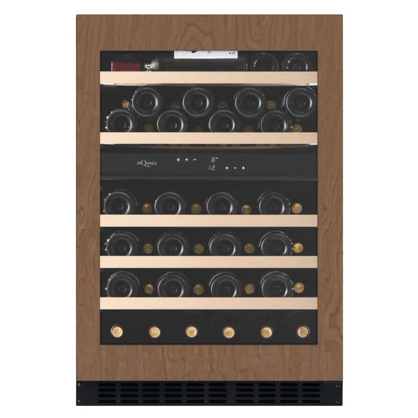 Cave de vinho 53 garrafas mQuvée WineCave Exclusive 780 60D Panel Ready encastrável.
