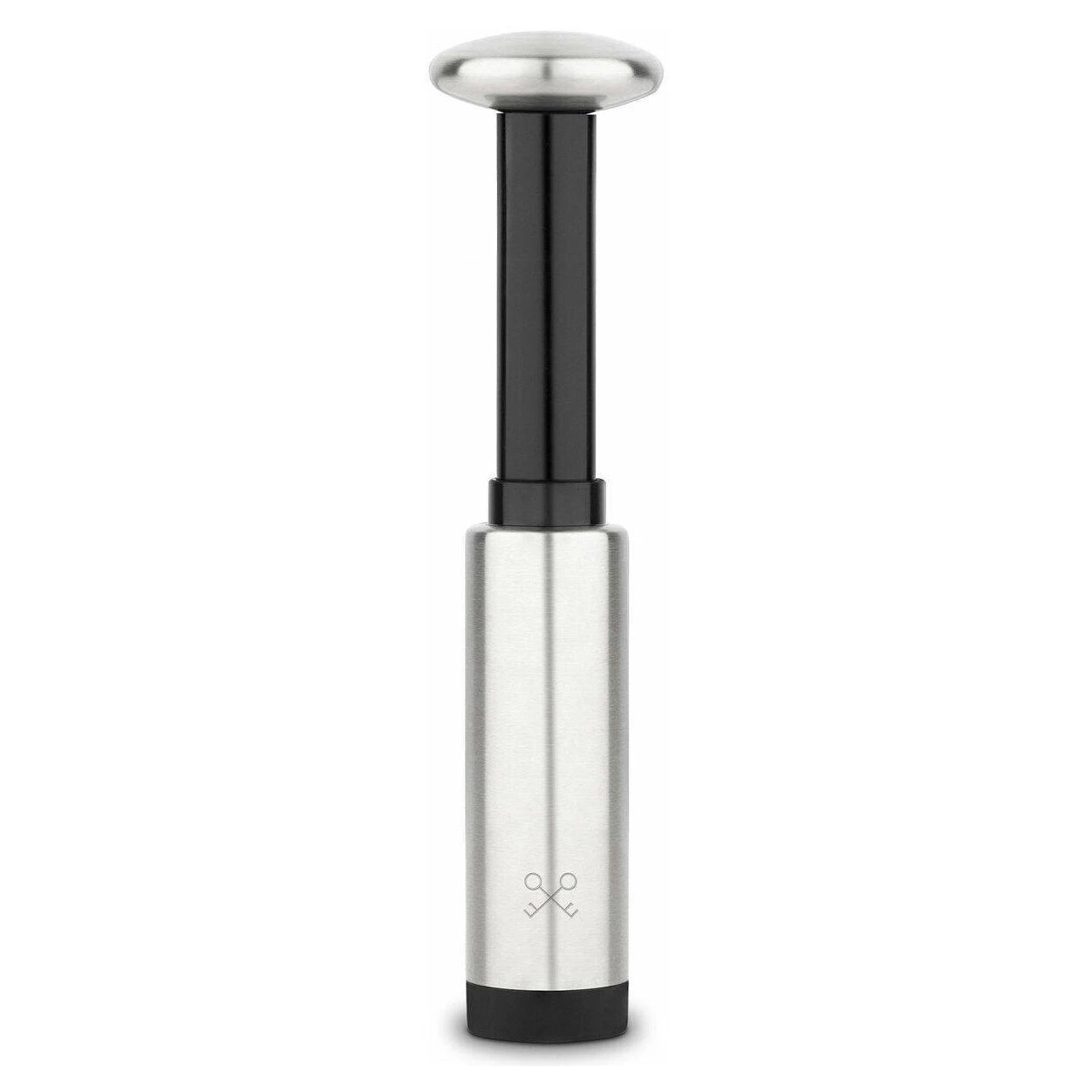Conjunto WOM440 com bomba manual e quatro tampões reutilizáveis para vinho.