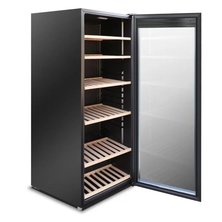 Cave de vinho Cave Vinum CV-100-N de livre instalação para conservação de vinhos tintos em grandes coleções.