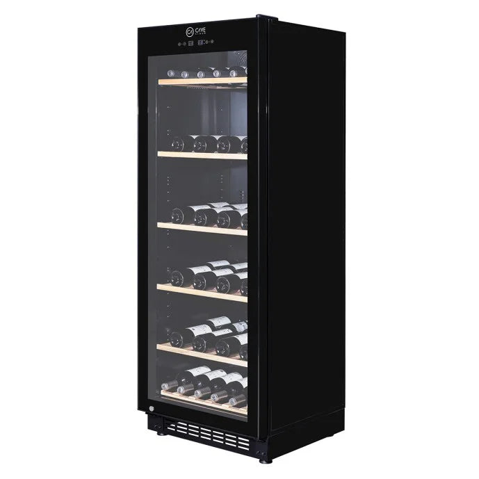 Cave de vinho Cave Vinum CV-151-N com compressor silencioso, filtros de carbono e sistema antivibração.