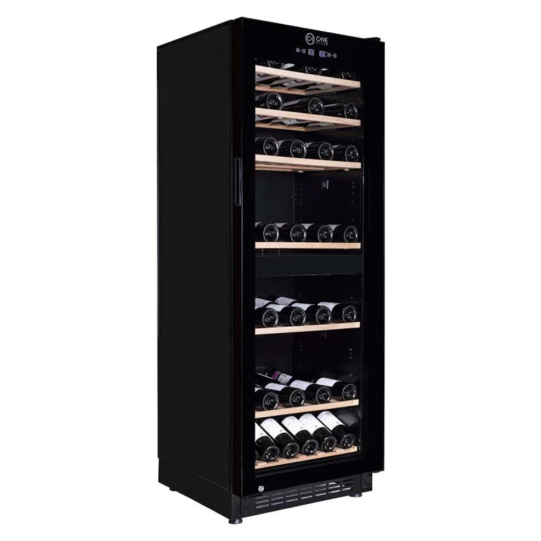 Cave de vinho Cave Vinum CV-111-N-2T com duas zonas de temperatura para conservar tintos, brancos e espumantes.