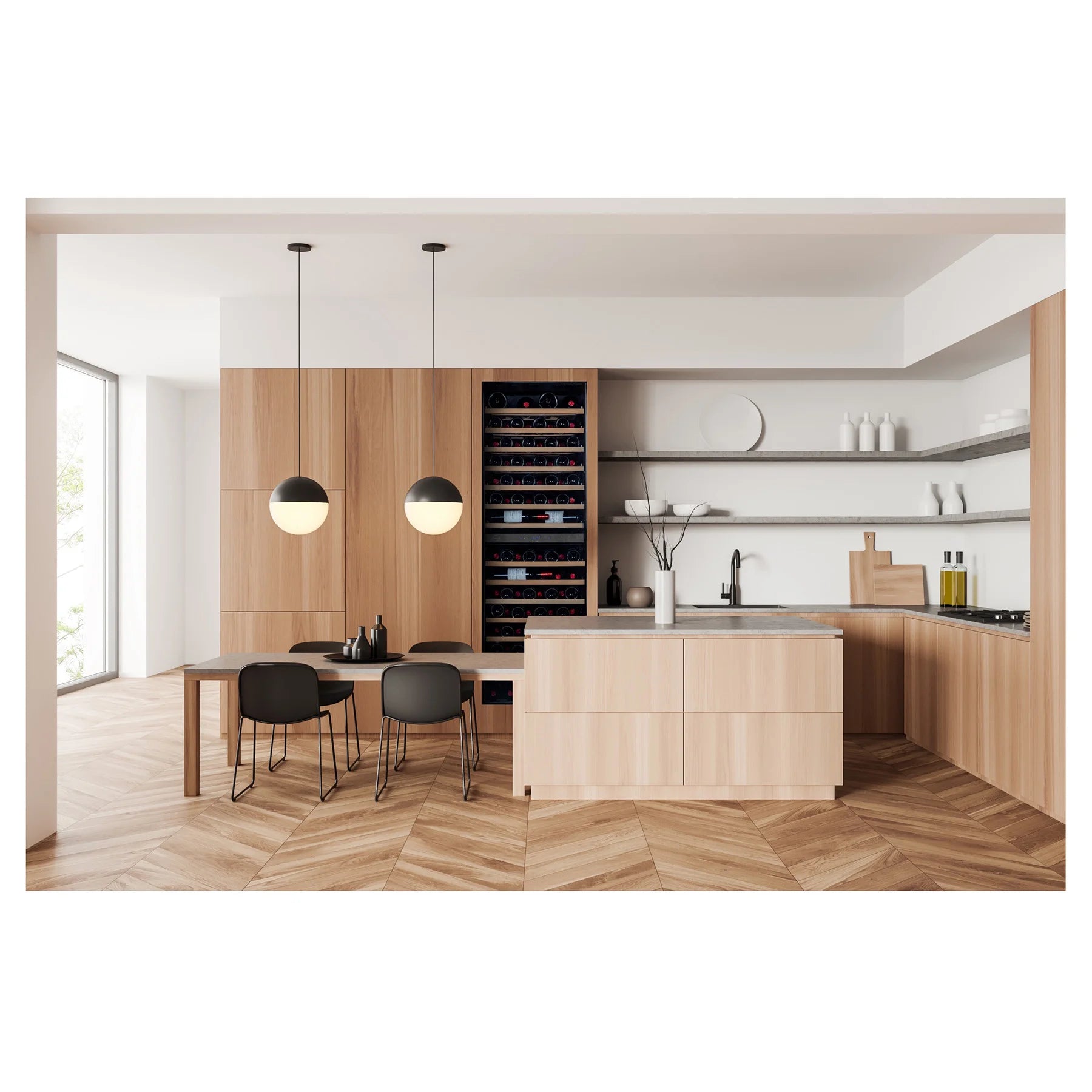 Cave de vinho 120 garrafas Vinobox V120 Deco