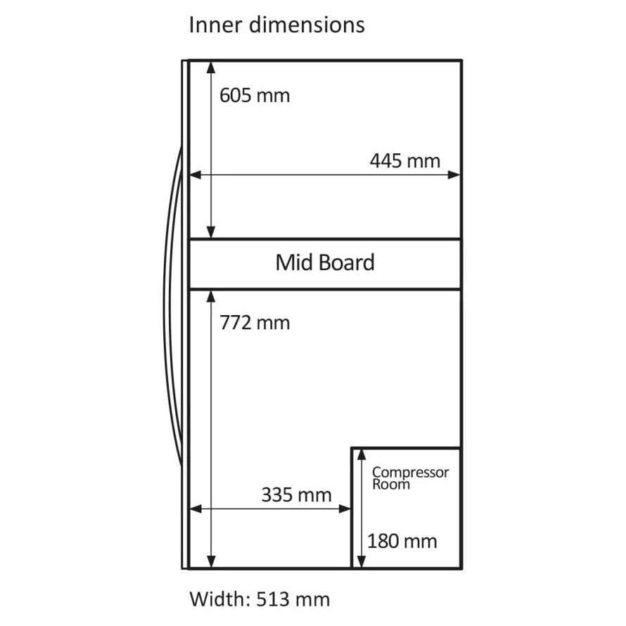 Cave de vinho 126 garrafas mQuvée WineExpert 126 Stainless