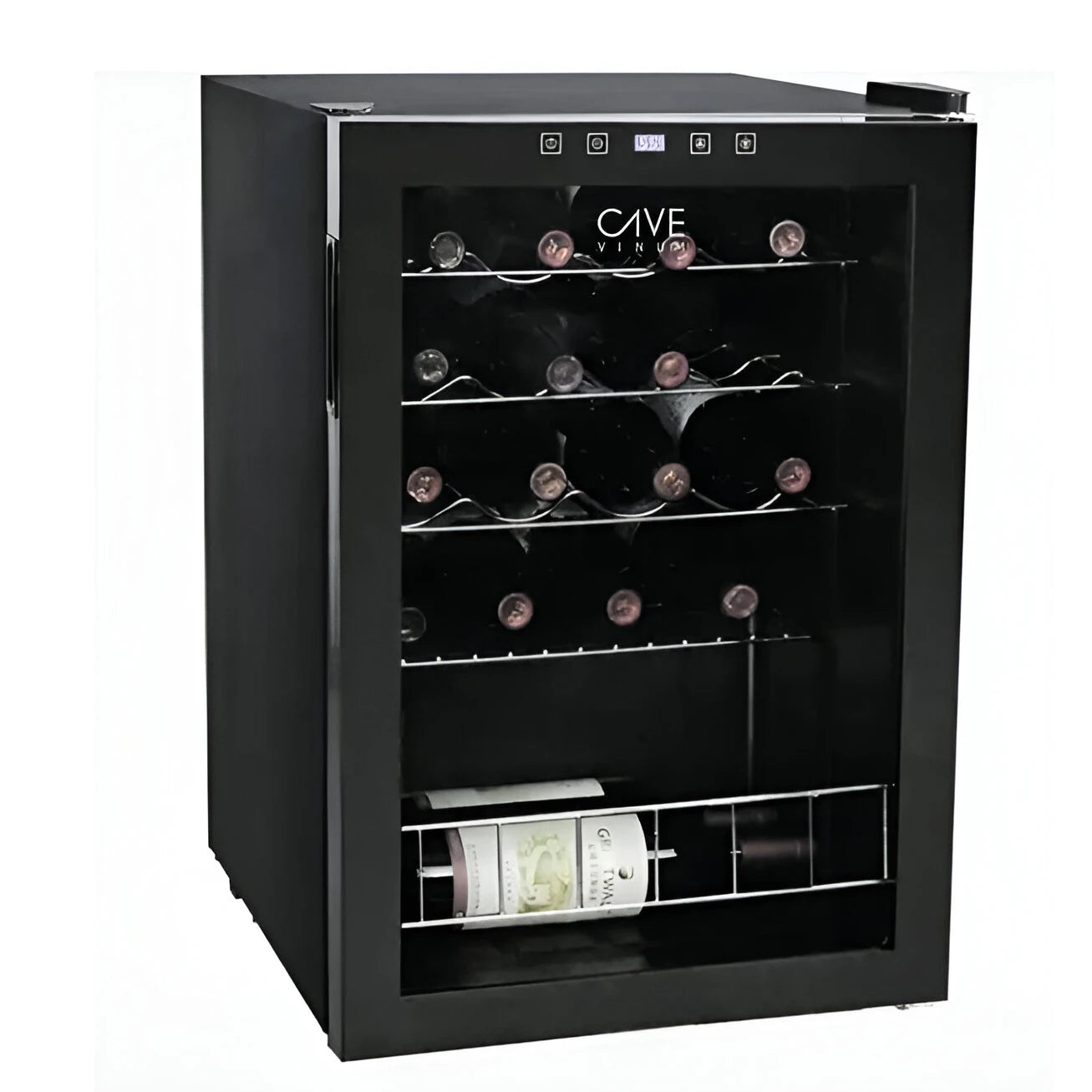 Cave de vinho Cave Vinum CV-18-C de livre instalação com compressor B52C e controlo digital de temperatura.