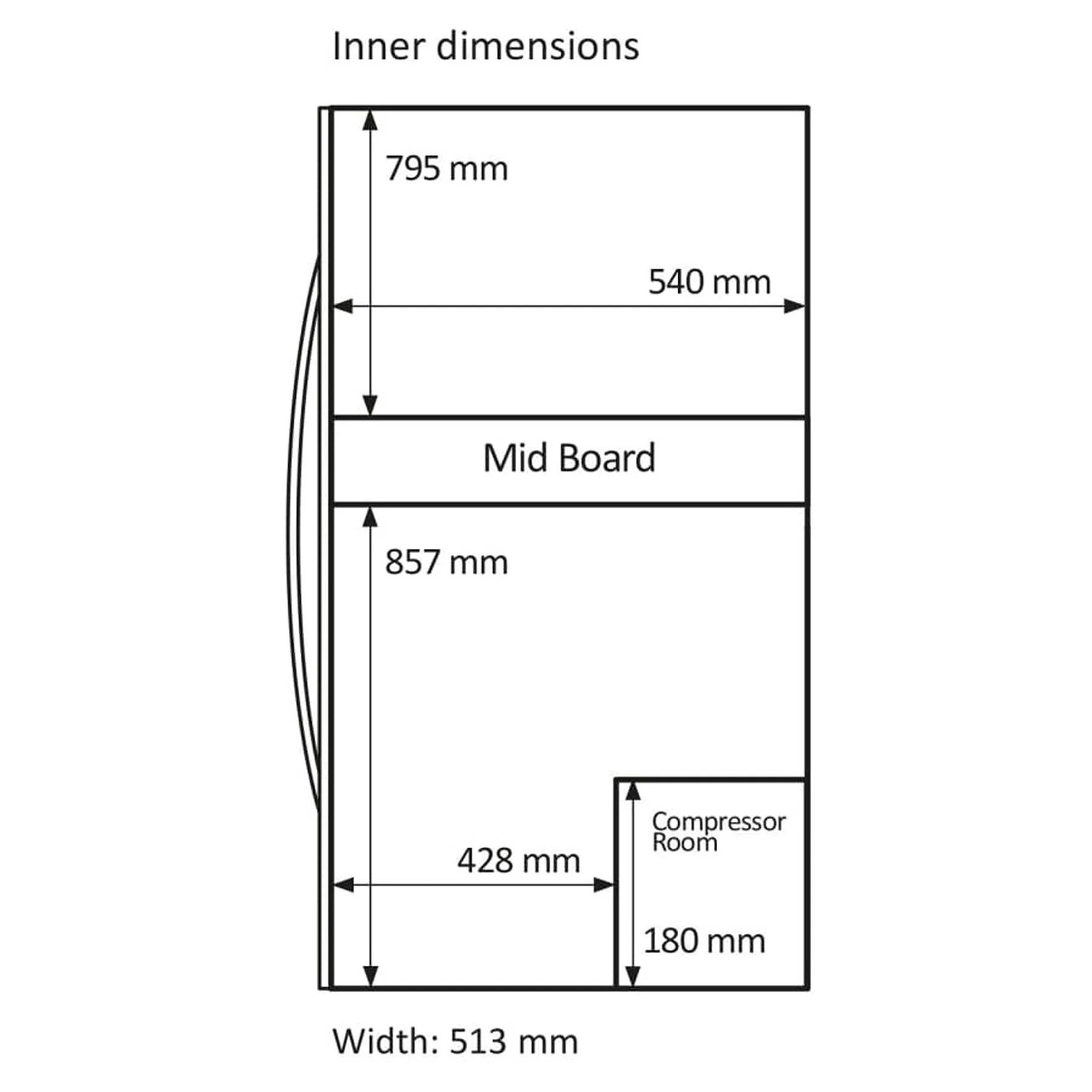 Cave de vinho 180 garrafas mQuvée WineExpert 180 Stainless