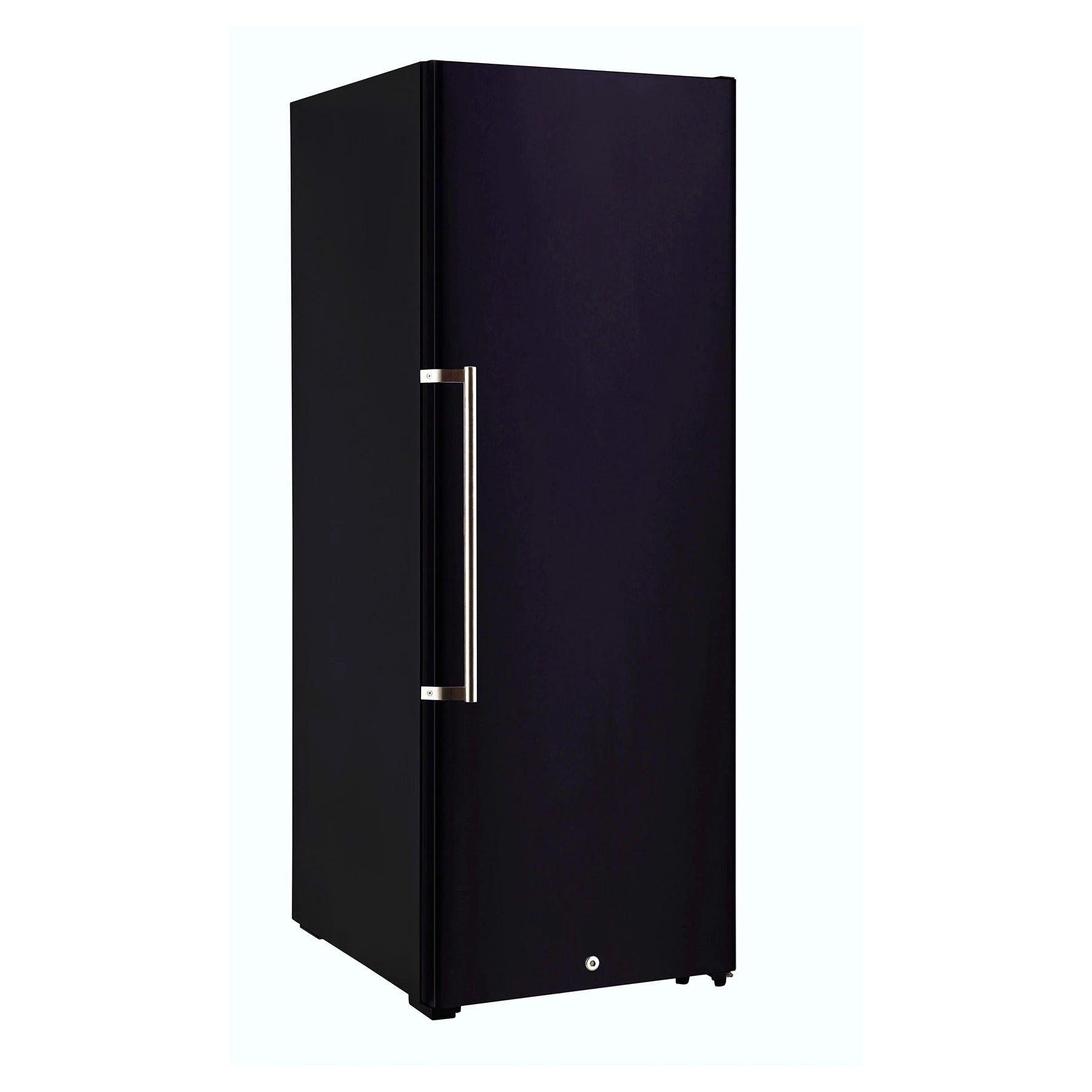 Cave de vinho 192 garrafas Vinobox V192 PRO Aging preta com porta sólida para conservação.