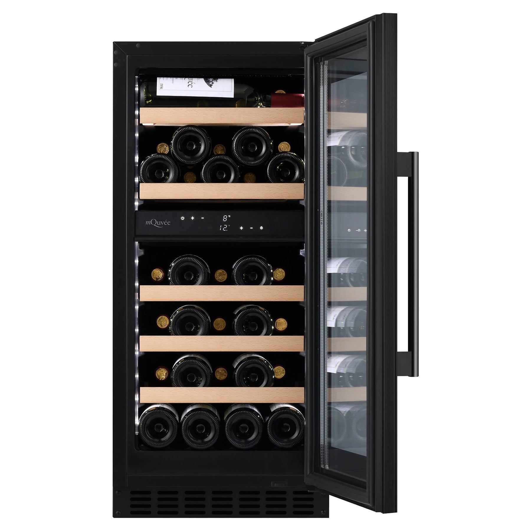 Cave de vinho 34 garrafas mQuvée WineCave 800 40D Fullglass