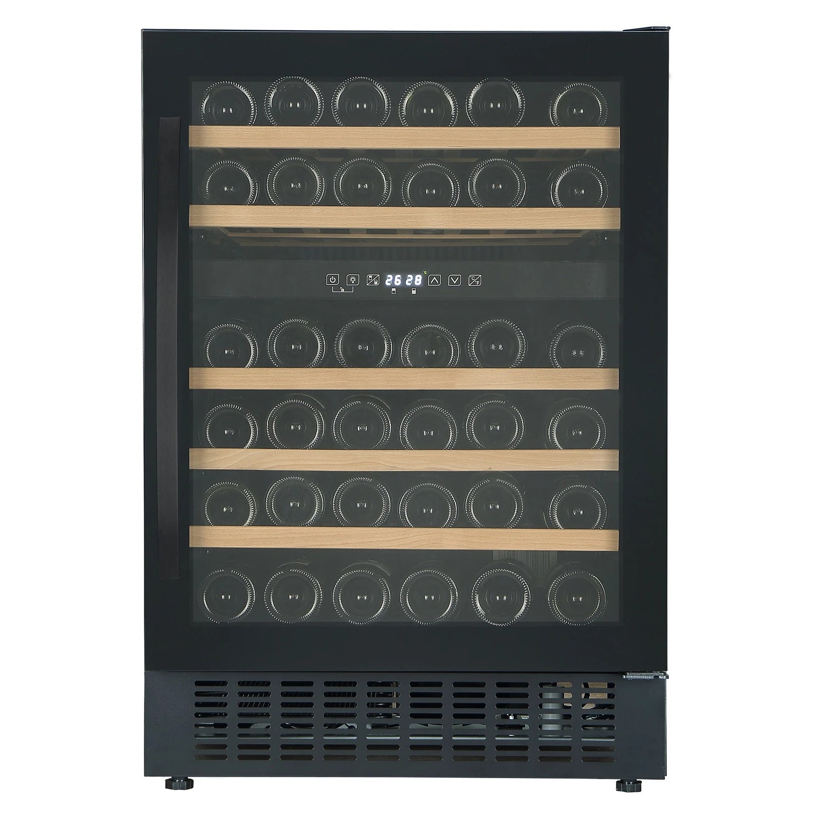 Cave de vinho integrável dupla zona 45 garrafas Caviss CLEN246TBE4