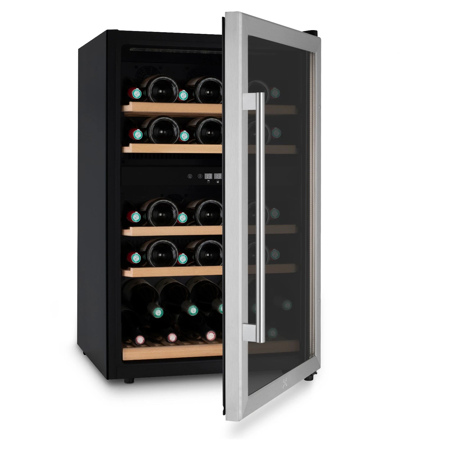 Cave de vinho Les Petits Champs CAVCD53 com sistema No-Frost e porta anti-UV.