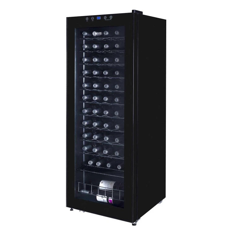 Cave de vinho Cave Vinum CV-60-C com capacidade para 60 garrafas e temperatura regulável de 4 a 16 ºC.
