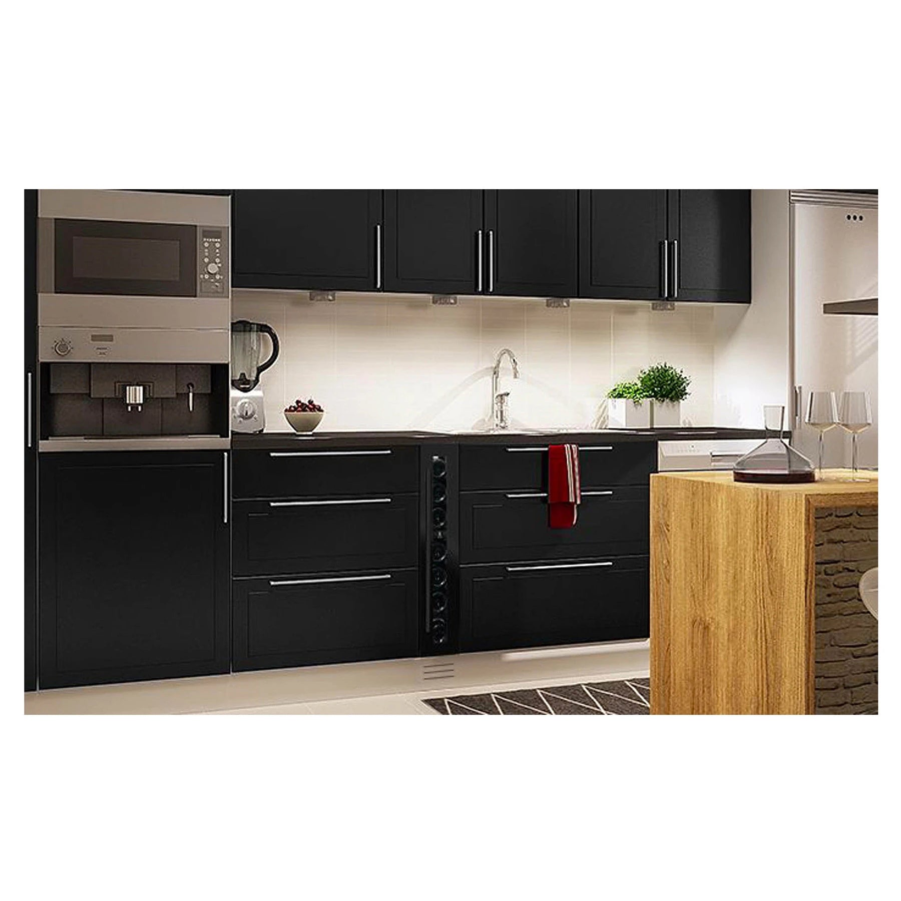 Cave de vinho 7 garrafas mQuvée WineCave 720 15S Anthracite Black