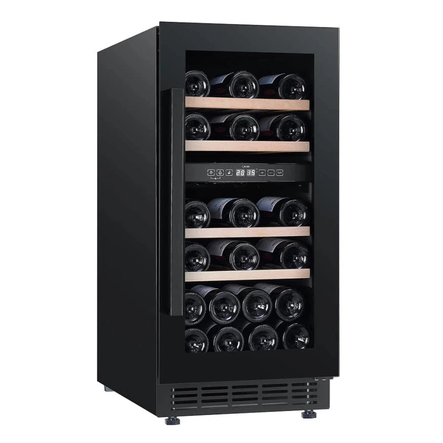 Cave de vinho para 28 garrafas Cavin Arctic Collection 40D Fullglass Black, imagem de produto 3