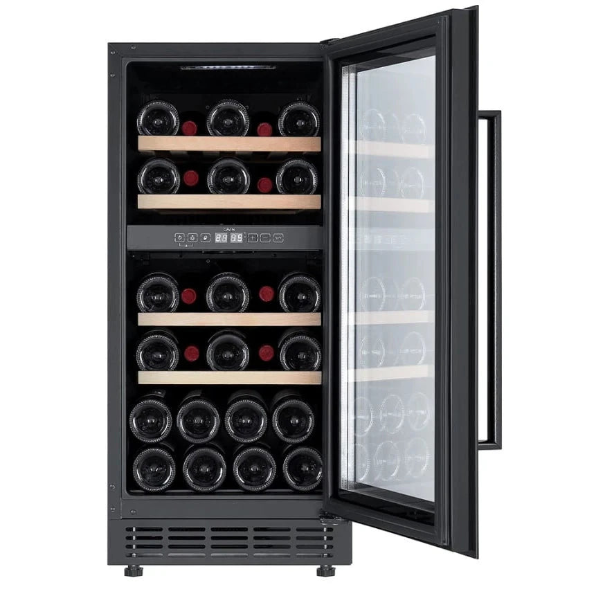Diagrama de capacidade de Cave de vinho para 28 garrafas Cavin Arctic Collection 40D Fullglass Black