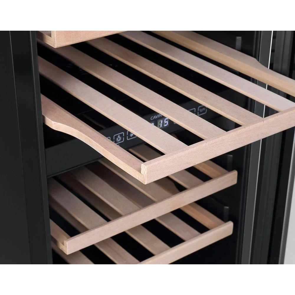 Diagrama de capacidade de Cave de vinho para 28 garrafas Cavin Arctic Collection 40D Fullglass Black