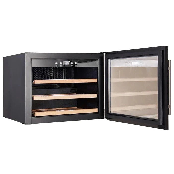 Diagrama de capacidade de Cave de vinho para 18 garrafas Cavin Scandinavian Collection 18 Black