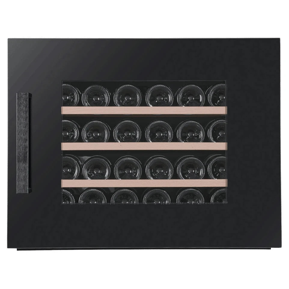Cave de vinho Cavin Scandinavian Collection 45 Fullglass Black com porta de vidro preta