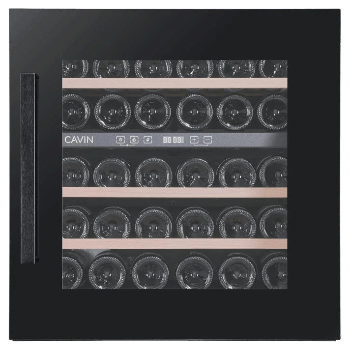 Cave de vinho para 30 garrafas Cavin Scandinavian Collection 60 Fullglass Black, imagem de produto 3