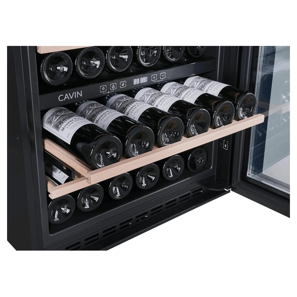 Cave de vinho para 30 garrafas Cavin Scandinavian Collection 60 Fullglass Black, imagem de produto 6