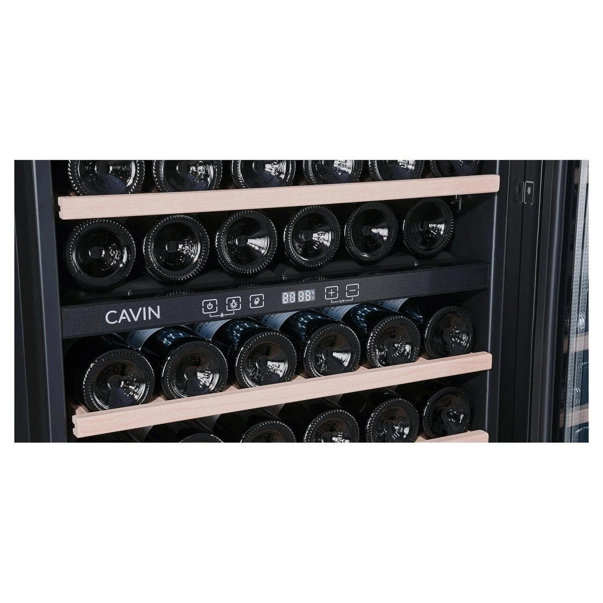 Cave de vinho para 30 garrafas Cavin Scandinavian Collection 60 Fullglass Black, imagem de produto 9