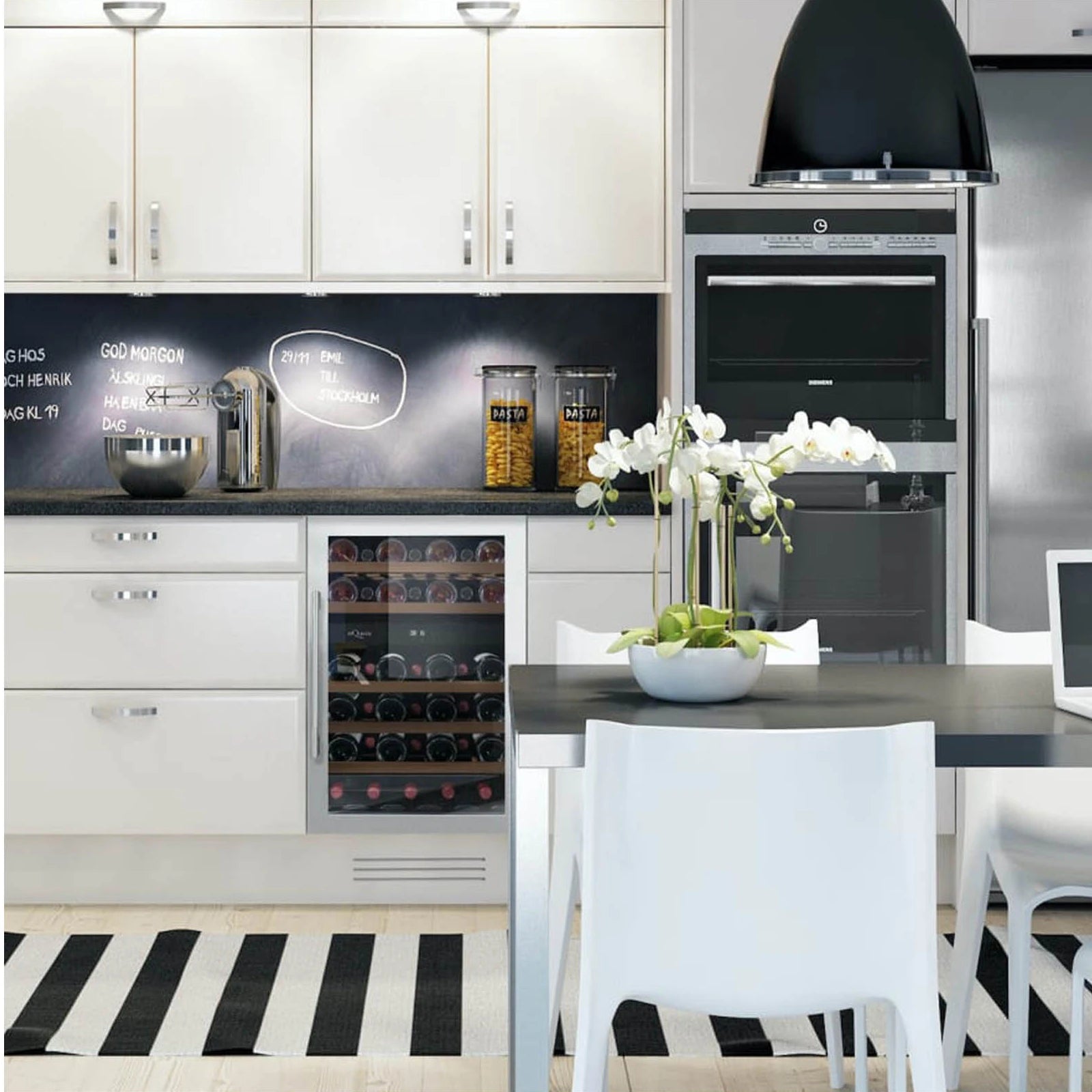 Cave de vinho 38 garrafas mQuvée WineCave 700 50D Stainless