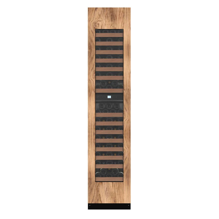 Cave de vinho para 87 garrafas mQuvée EDGE 45D de dupla zona Panel Ready