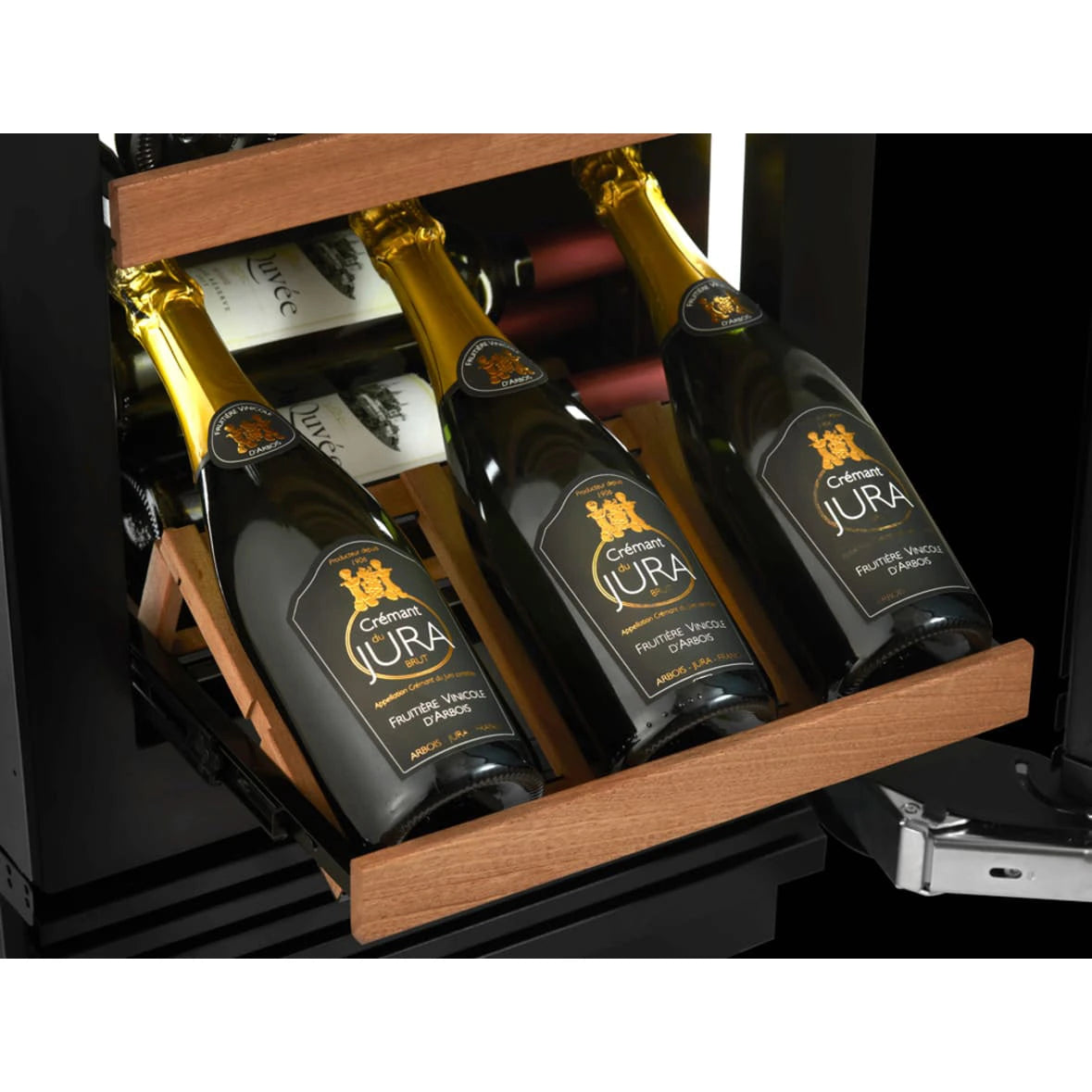 Wine cooler for 87 bottles mQuvée EDGE 45D dual-zone Panel Ready, view 5