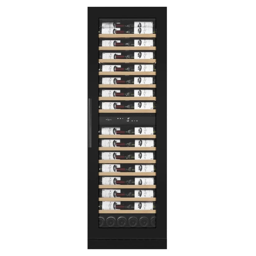 Cave de vinho para 120 garrafas mQuvée WineCave 187 Anthracite Black Label View