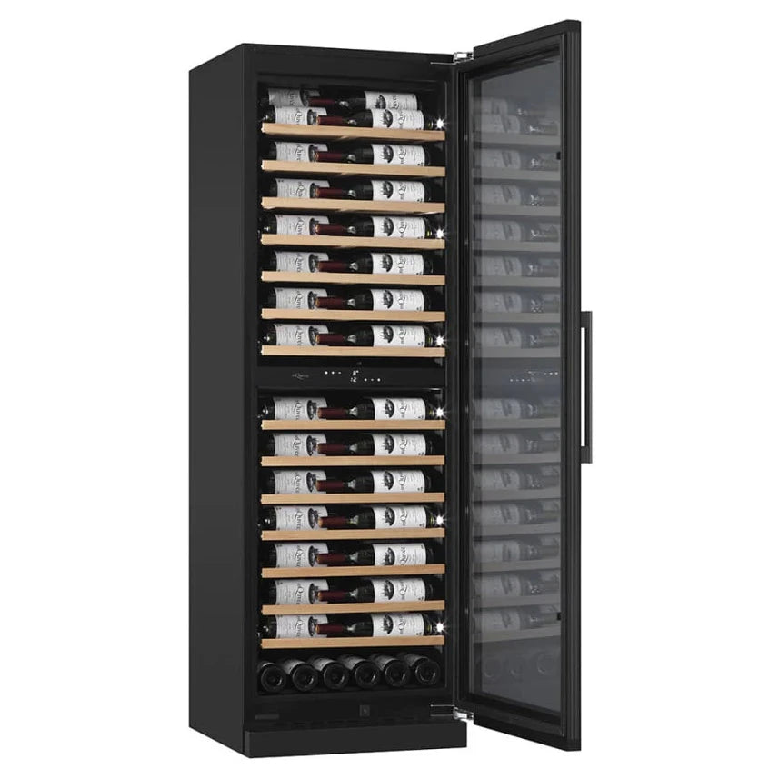Cave de vinho para 120 garrafas mQuvée WineCave 187 Anthracite Black Label View, vista 4