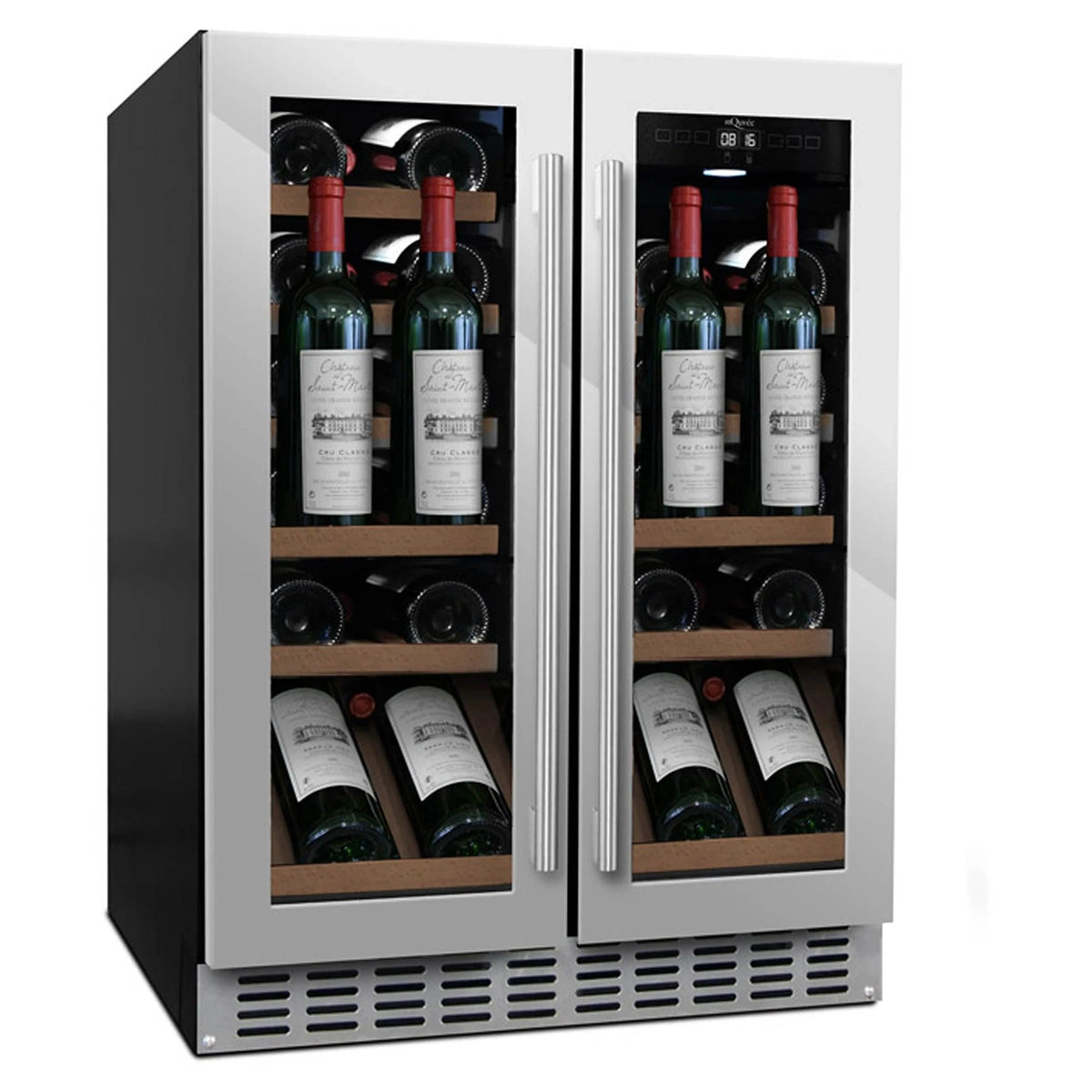 Cave de vinho para 31 garrafas mQuvée WineCave 60D2 Stainless, vista 2