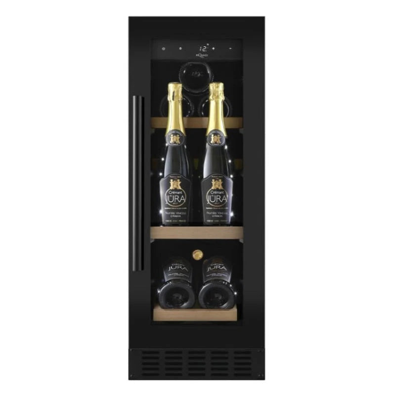 Cave de vinho para 12 garrafas mQuvée WineCave 700 30S Anthracite Black Champagne
