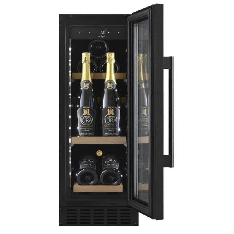 Cave de vinho para 12 garrafas mQuvée WineCave 700 30S Anthracite Black Champagne, vista 3