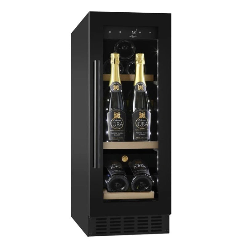 Cave de vinho para 12 garrafas mQuvée WineCave 700 30S Anthracite Black Champagne, vista 4