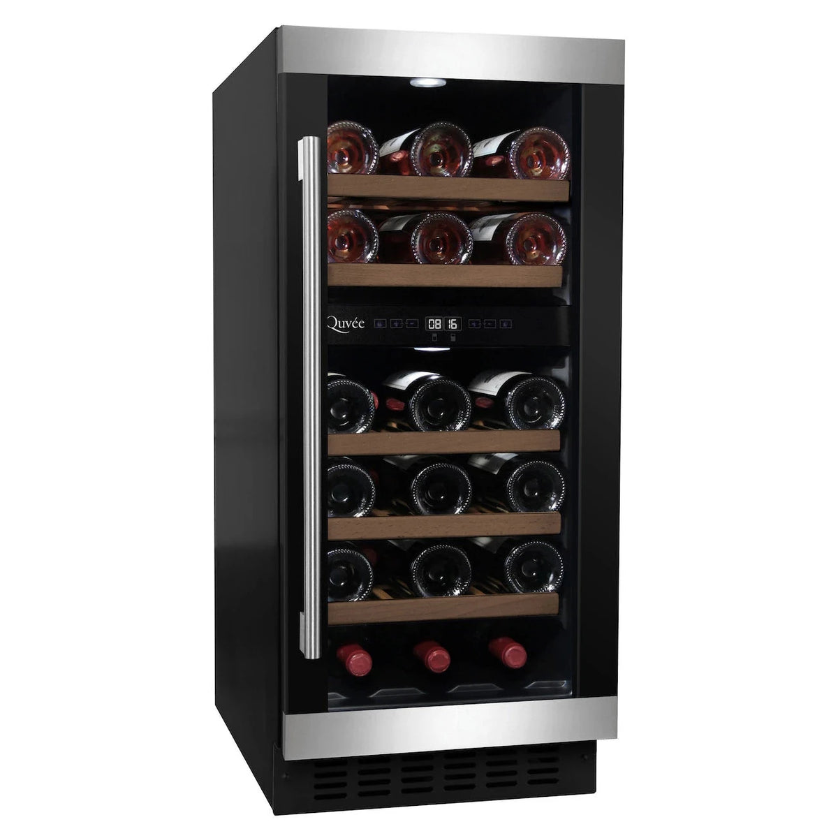 Cave de vinho para 28 garrafas mQuvée WineCave 700 40D Modern de dupla zona, vista 3