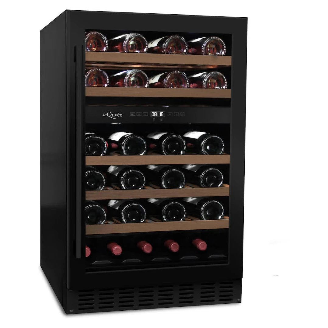 Cave de vinho para 38 garrafas mQuvée WineCave 700 50D Anthracite Black de dupla zona, vista 3
