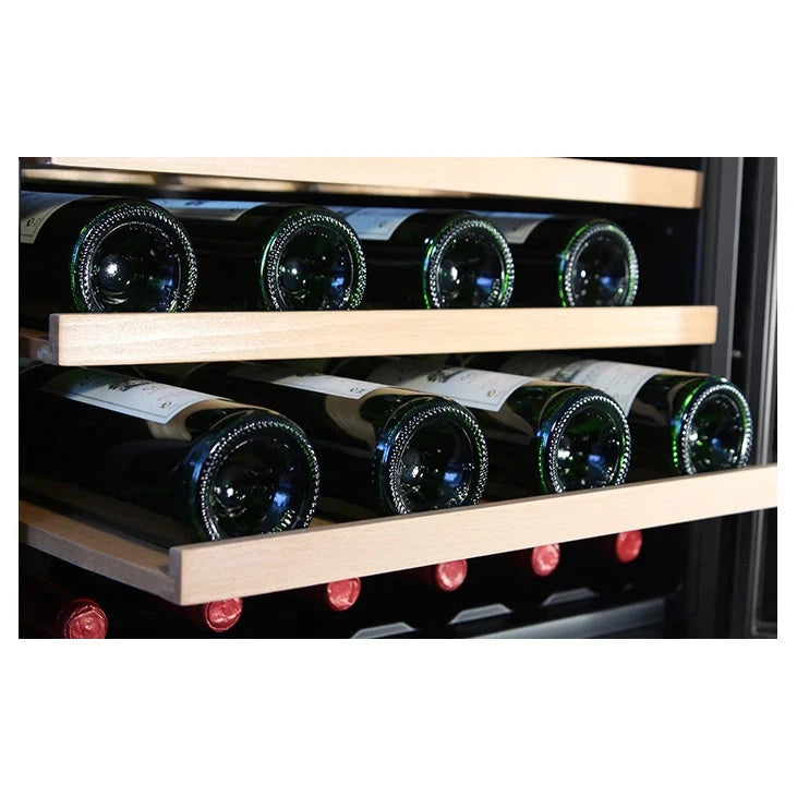 Wine cooler for 45 bottles mQuvée WineCave 700 60D dual-zone Stainless, view 6