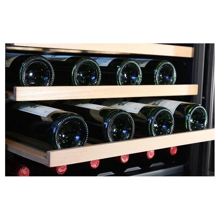 Cave de vinho para 45 garrafas mQuvée WineCave 700 60D de dupla zona Stainless, vista 6