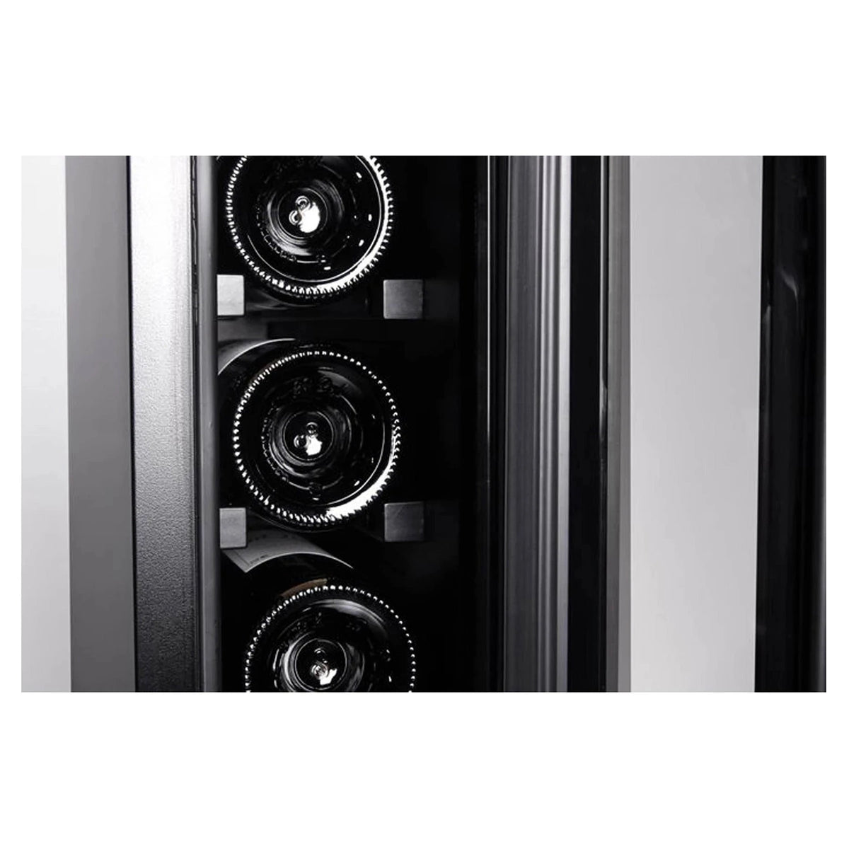 Cave de vinho para 7 garrafas mQuvée WineCave 720 15S Anthracite Black, vista 7
