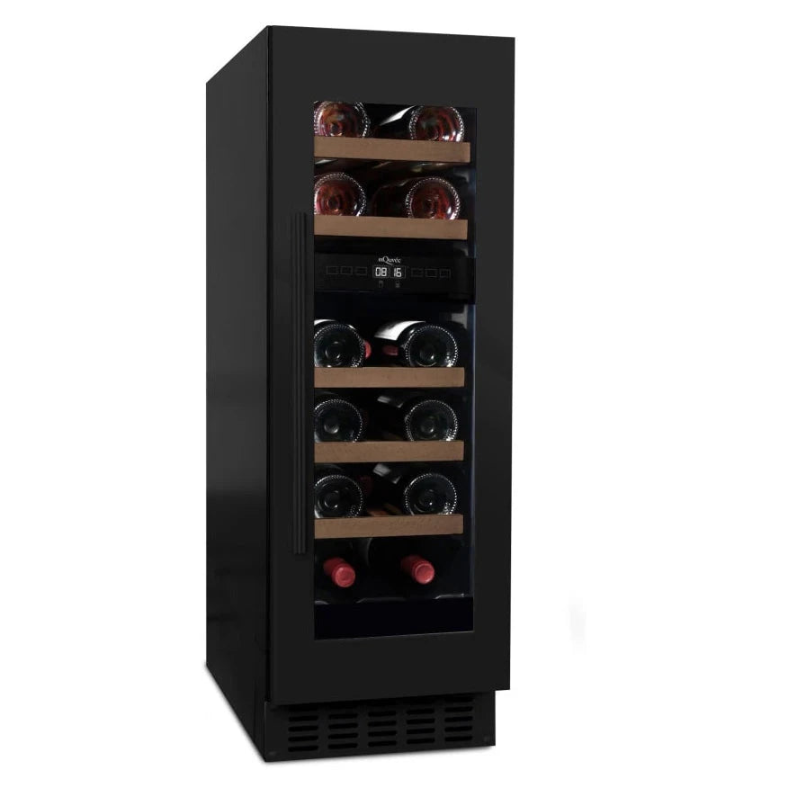 Cave de vinho para 16 garrafas mQuvée WineCave 780 30D de dupla zona Anthracite Black, vista 2