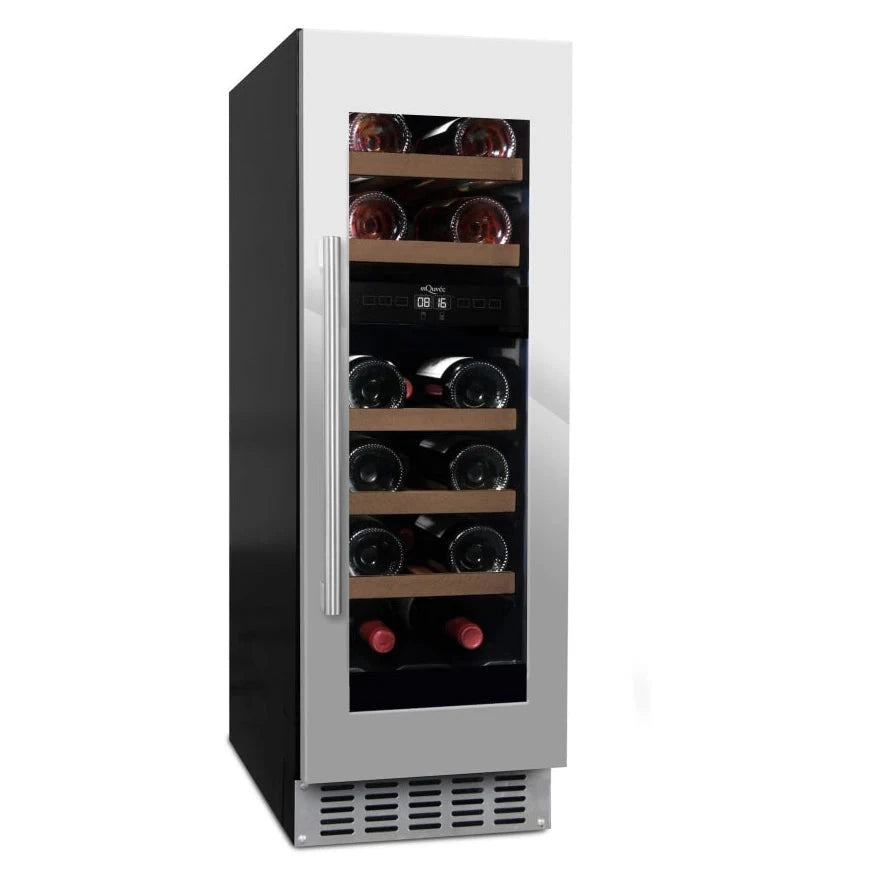 Cave de vinho para 16 garrafas mQuvée WineCave 780 30D de dupla zona Stainless, vista 2