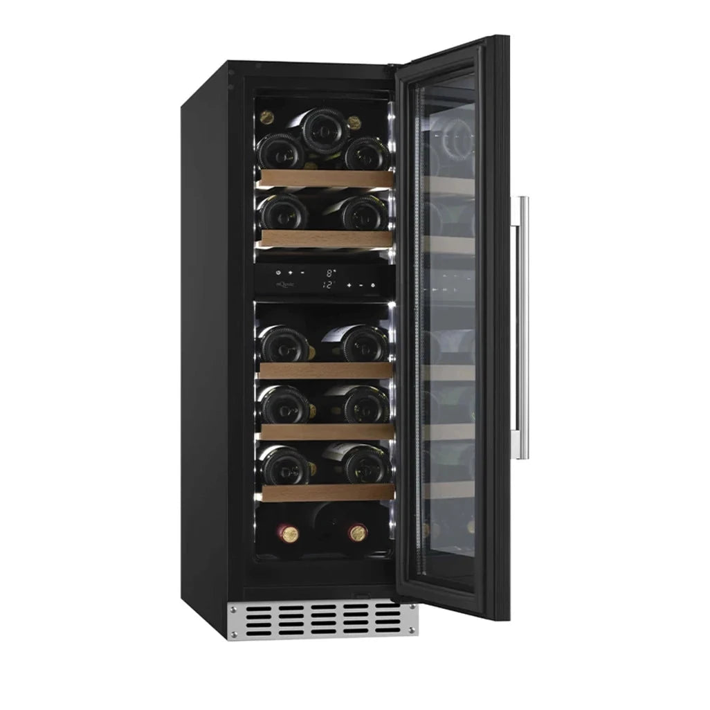 Cave de vinho para 20 garrafas mQuvée WineCave 800 30D Stainless de dupla zona, vista 3