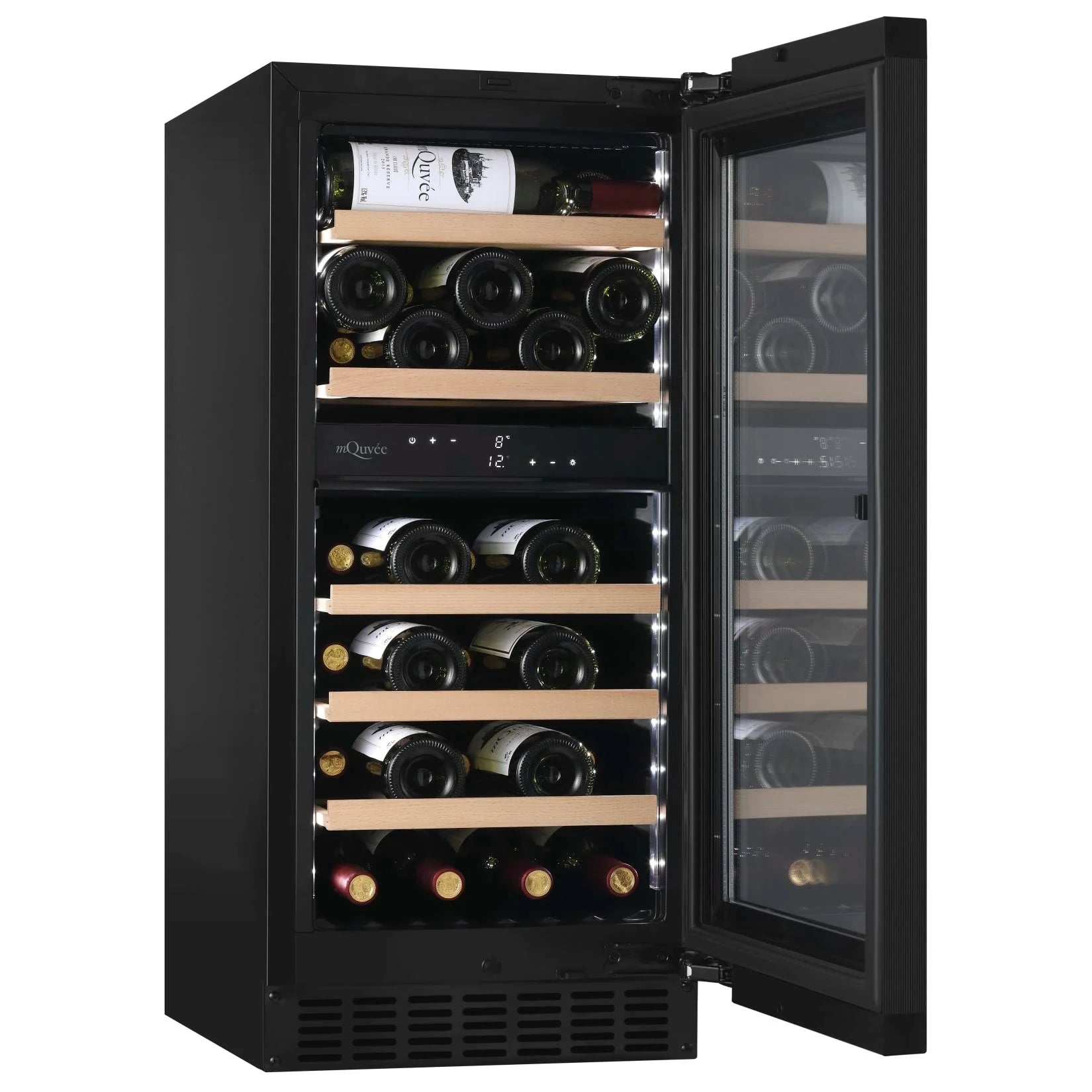 Cave de vinho para 34 garrafas mQuvée WineCave Exclusive 780 40D Panel Ready, vista 5