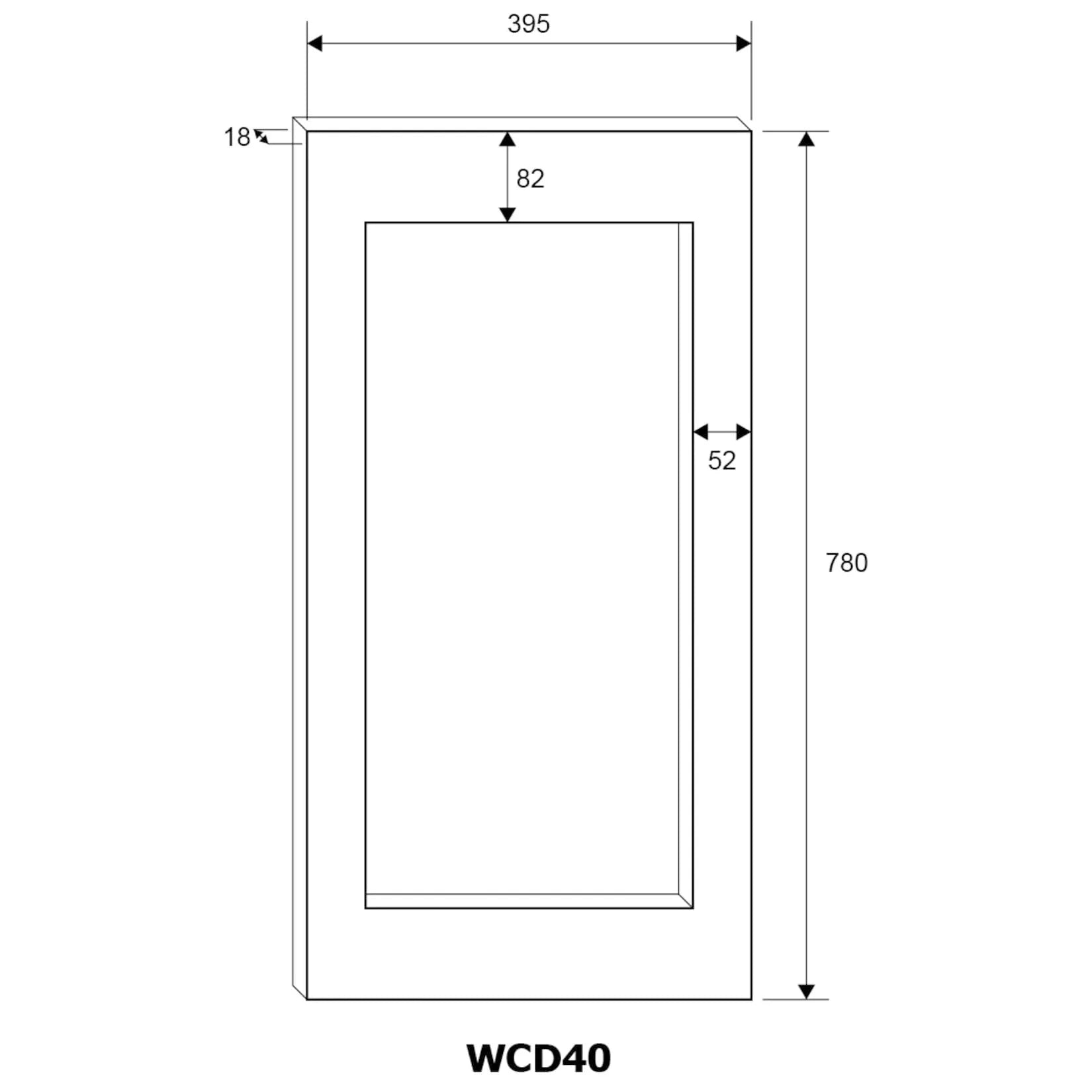 Cave de vinho para 34 garrafas mQuvée WineCave Exclusive 780 40D Panel Ready, vista 8