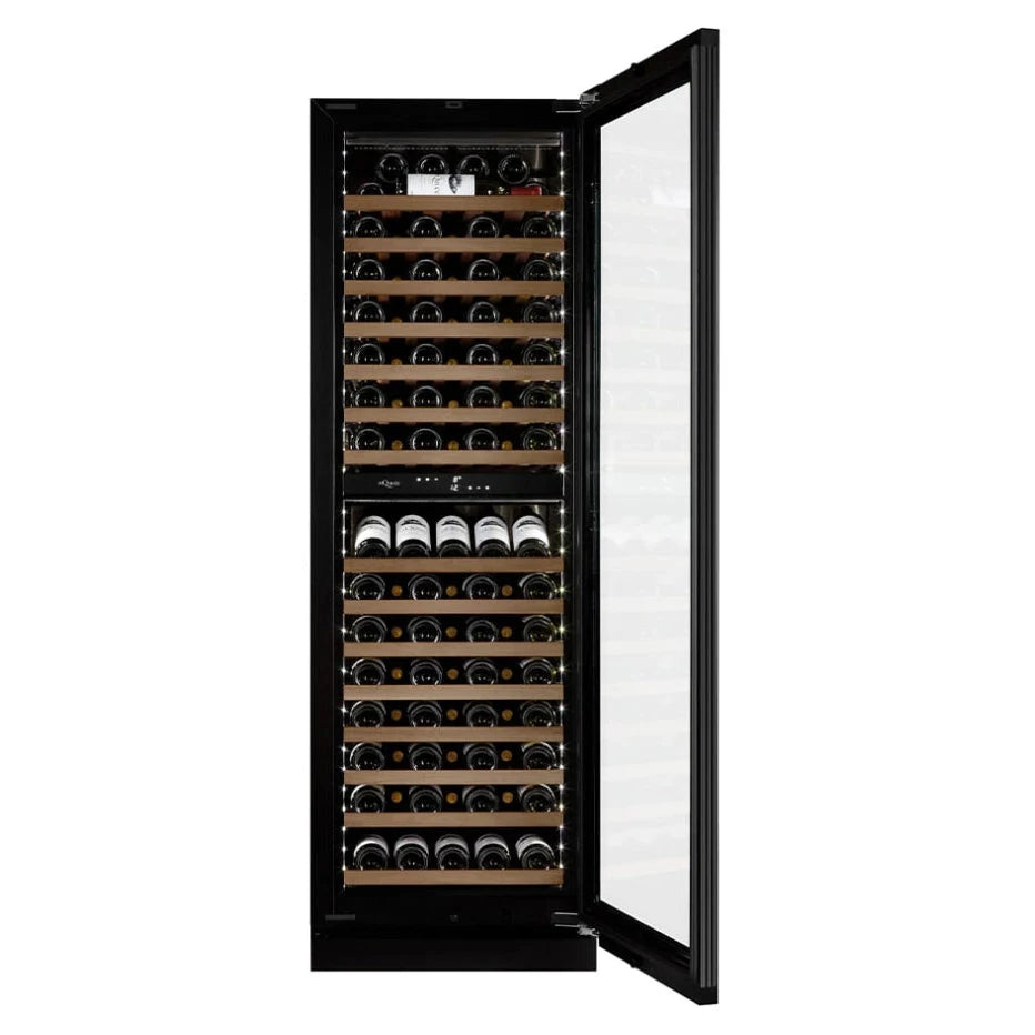 Cave de vinho para 109 garrafas mQuvée WineCave Infinite 187D Push Pull de dupla zona, vista 4