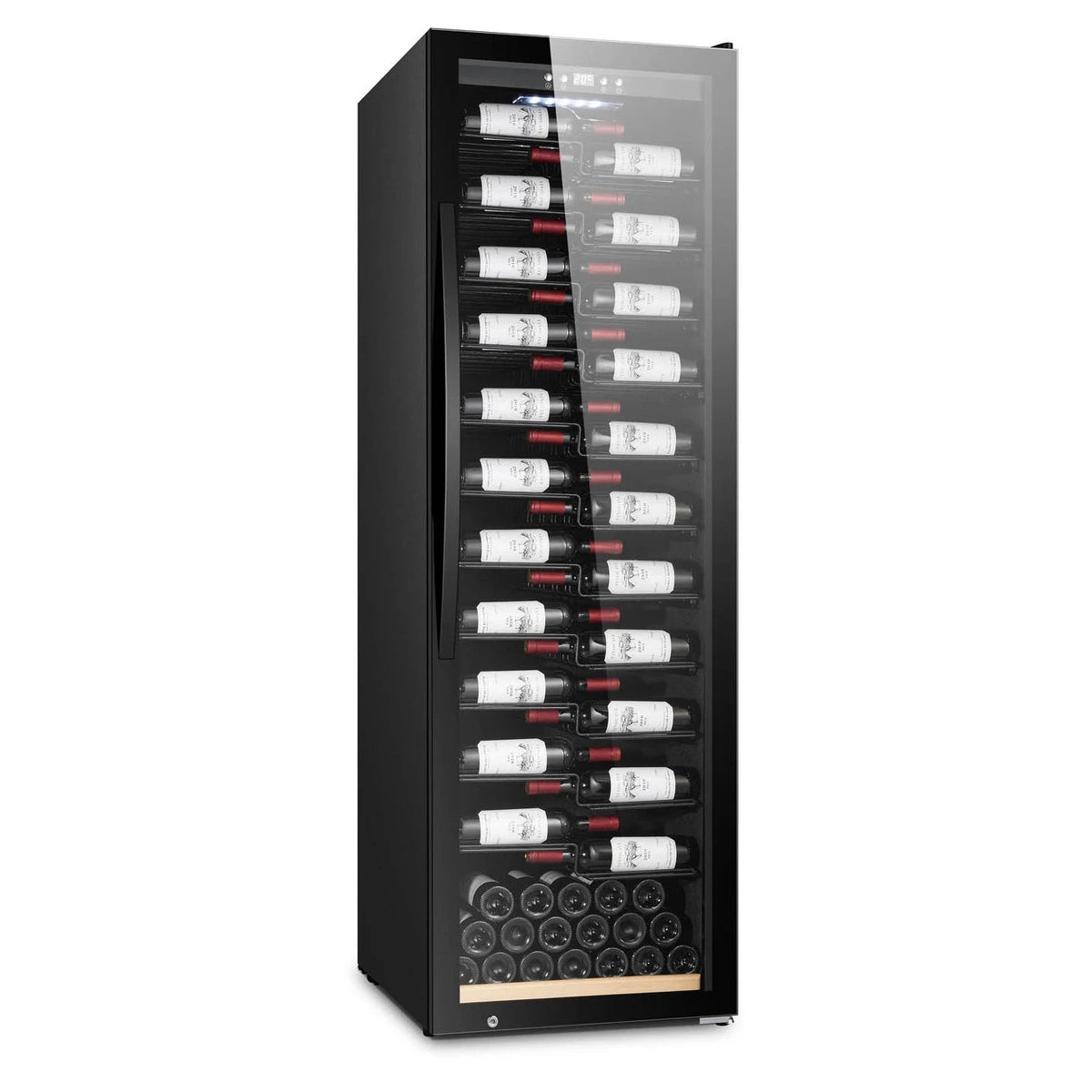 Cave de vinho para 153 garrafas mQuvée WineExpert 192 Fullglass Black Label-view