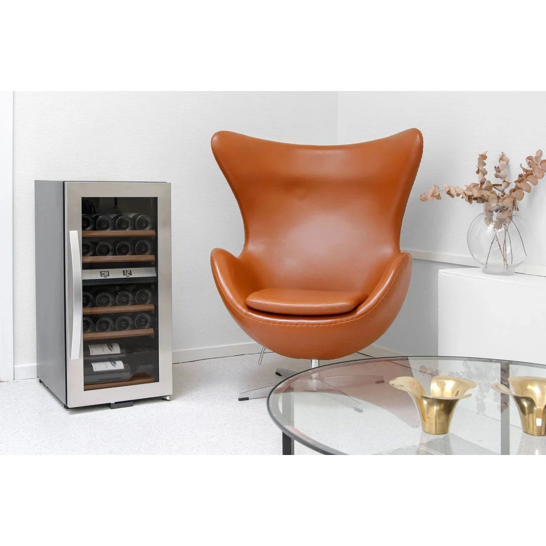Cave de vinho para 24 garrafas mQuvée WineExpert 24 de dupla zona Stainless, vista 5