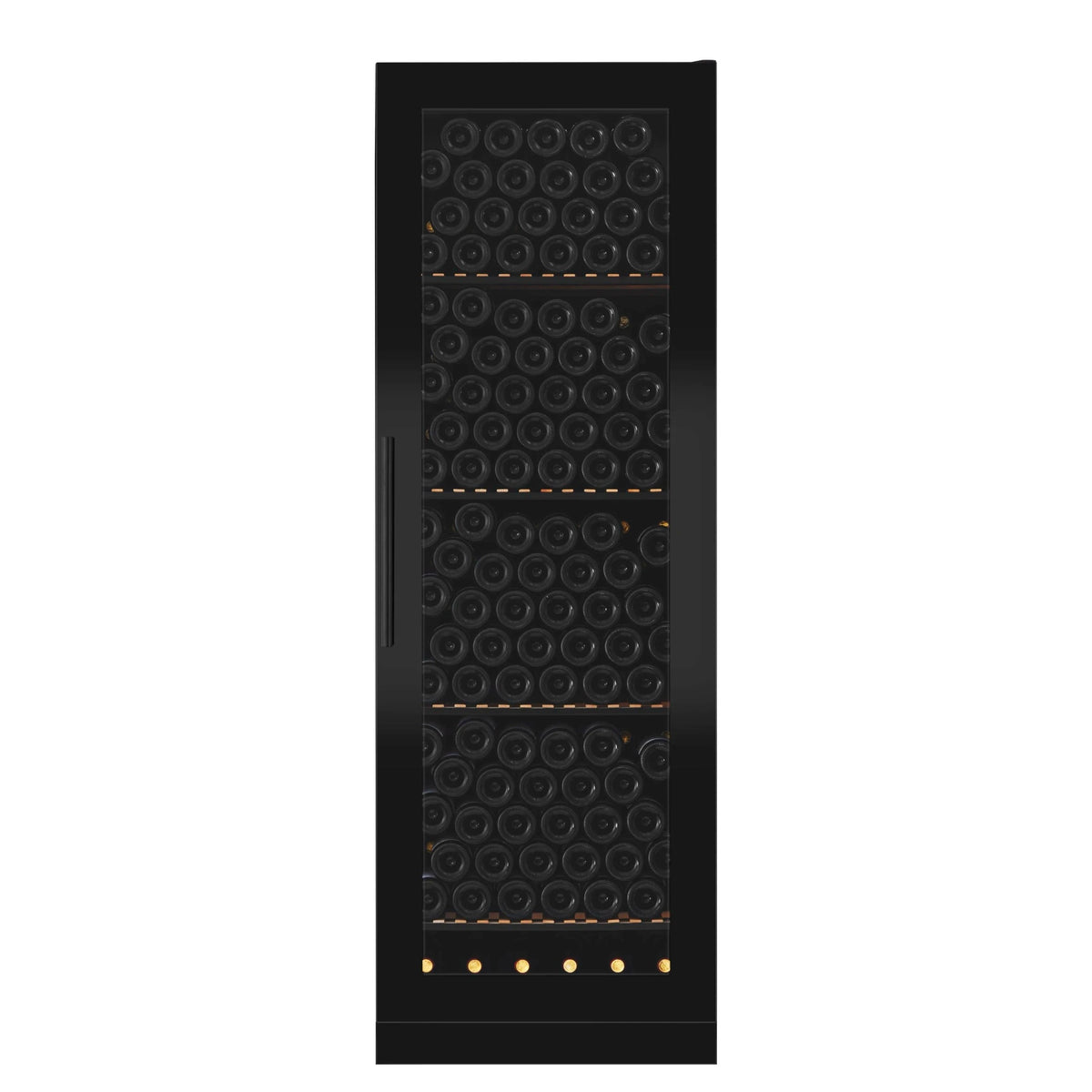 Cave de vinho para 215 garrafas mQuvée WineStore 215 Full Glass Black