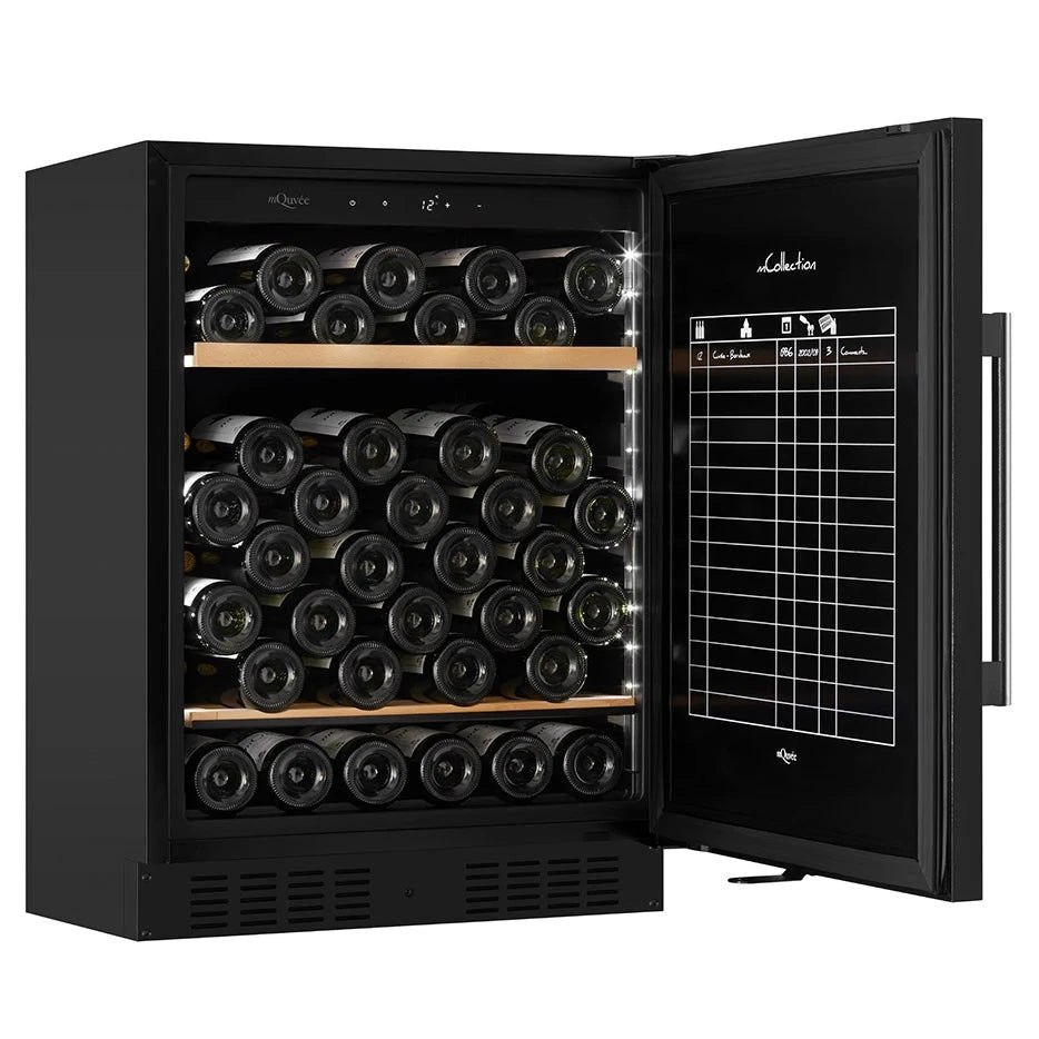 Wine cooler for 66 bottles mQuvée WineStore 82 Anthracite Black, view 3