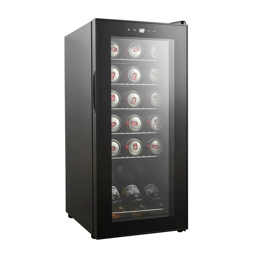 Interior de Frigorífico para bebidas Cavin Northern Collection 53 Black com prateleiras