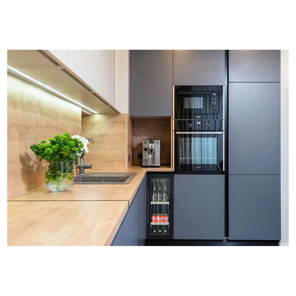 Frigorífico para cerveja mQuvée BeerServer 30 Anthracite Black, vista 2